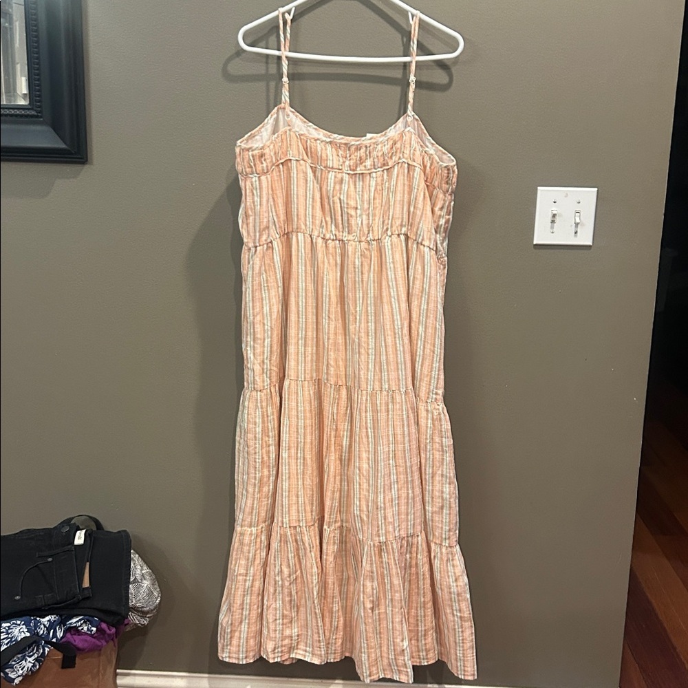 Aerie Striped Tiered Maxi Dress size XL NWT - Picture 7 of 7